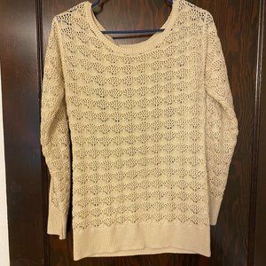 New York & Company Cream Sweater